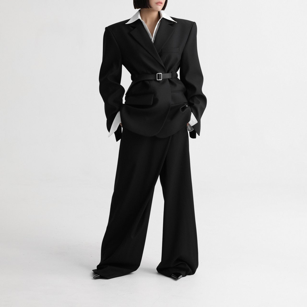 BELTED OVERSIZE BLAZER