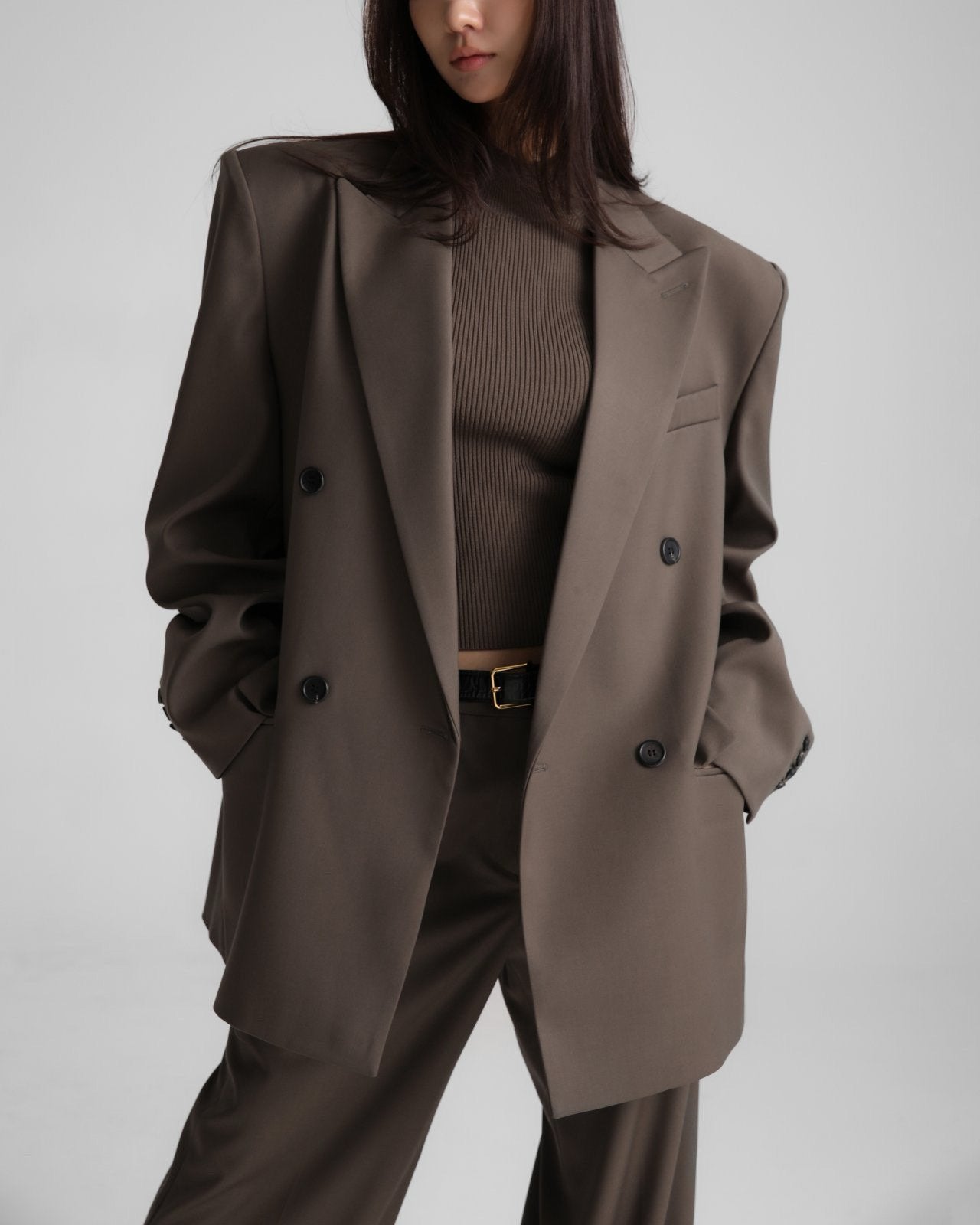DOUBLE-BREASTED BLAZER