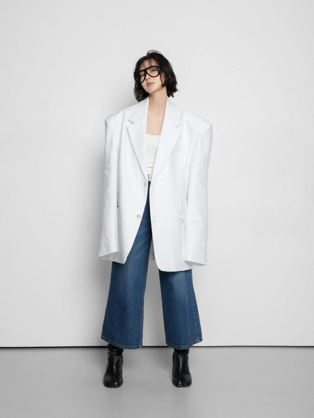 MAXI OVERSIZED LINEN BLAZER