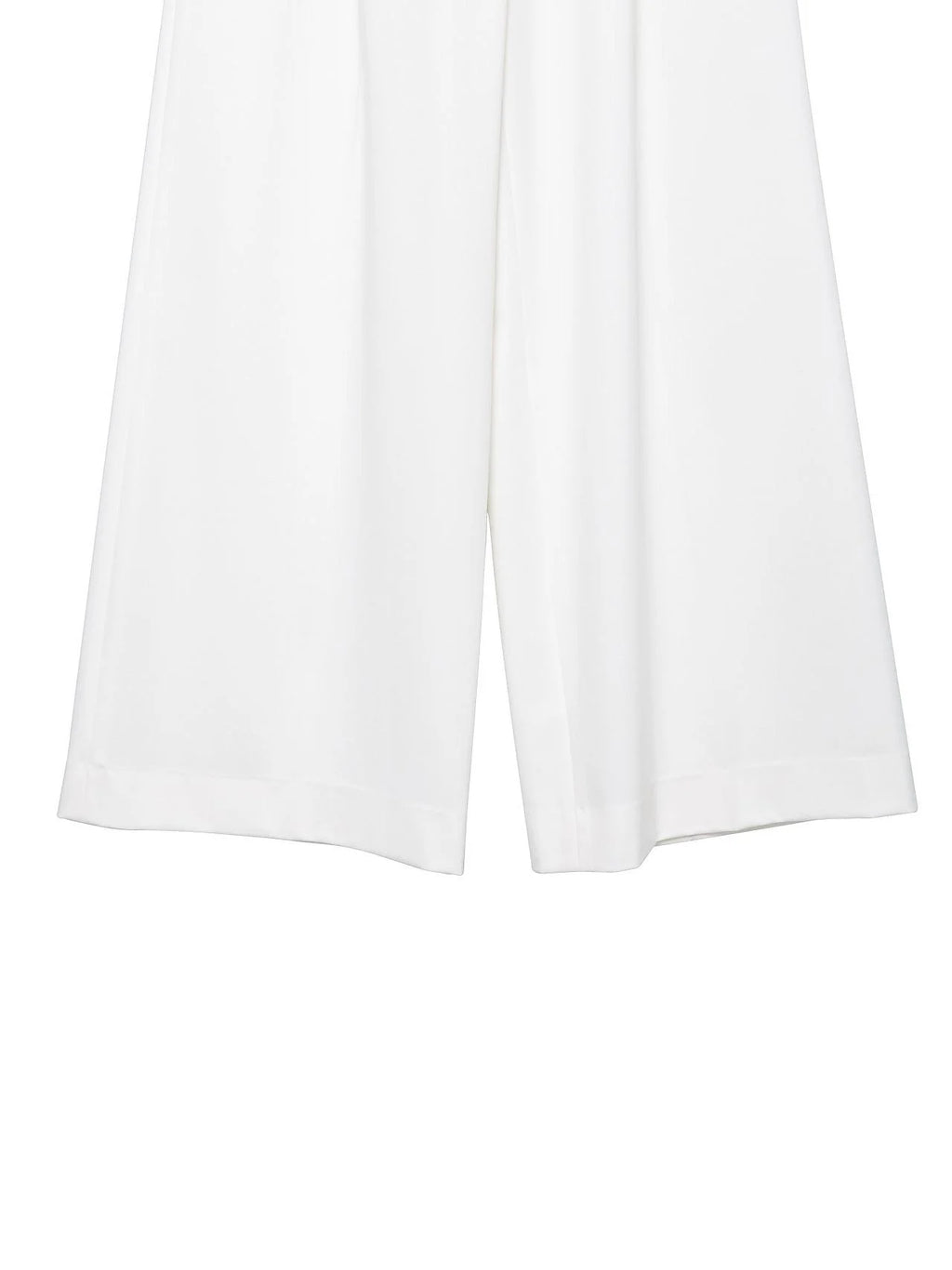 RELAXED WIDE-LEG TROUSERS
