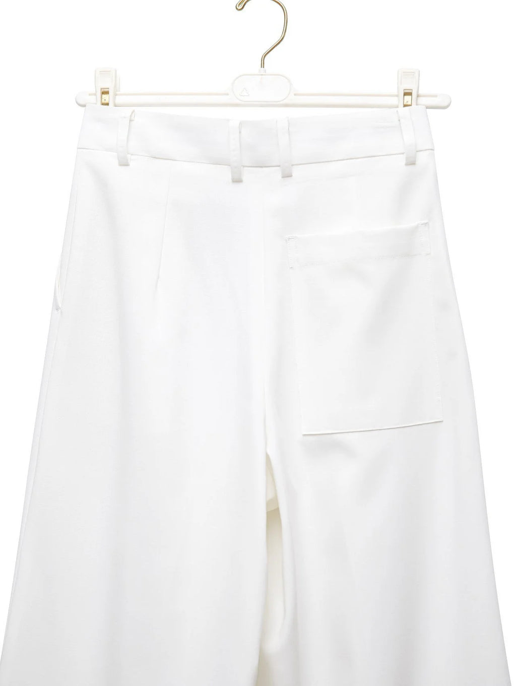 RELAXED WIDE-LEG TROUSERS