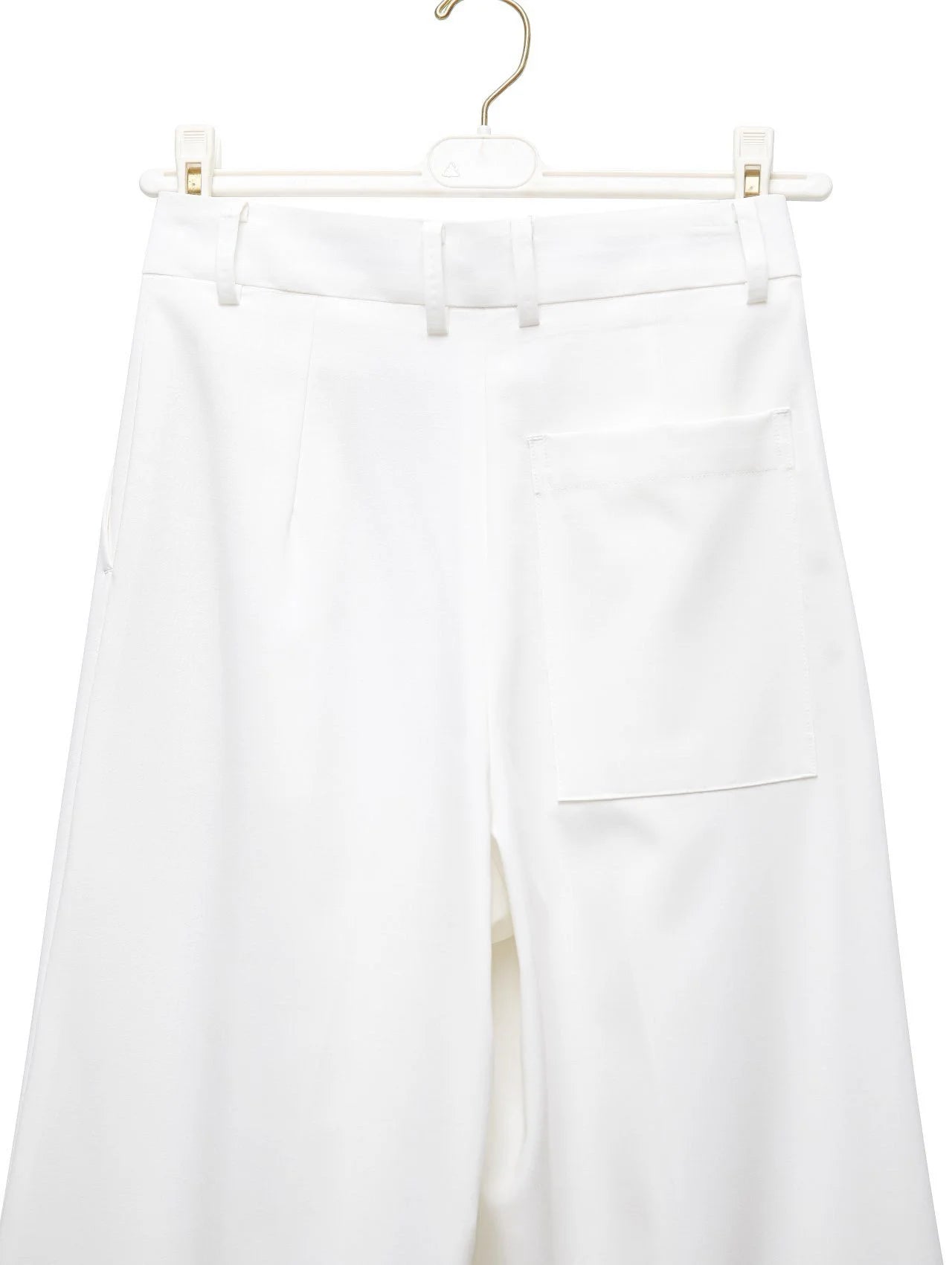 RELAXED WIDE-LEG TROUSERS