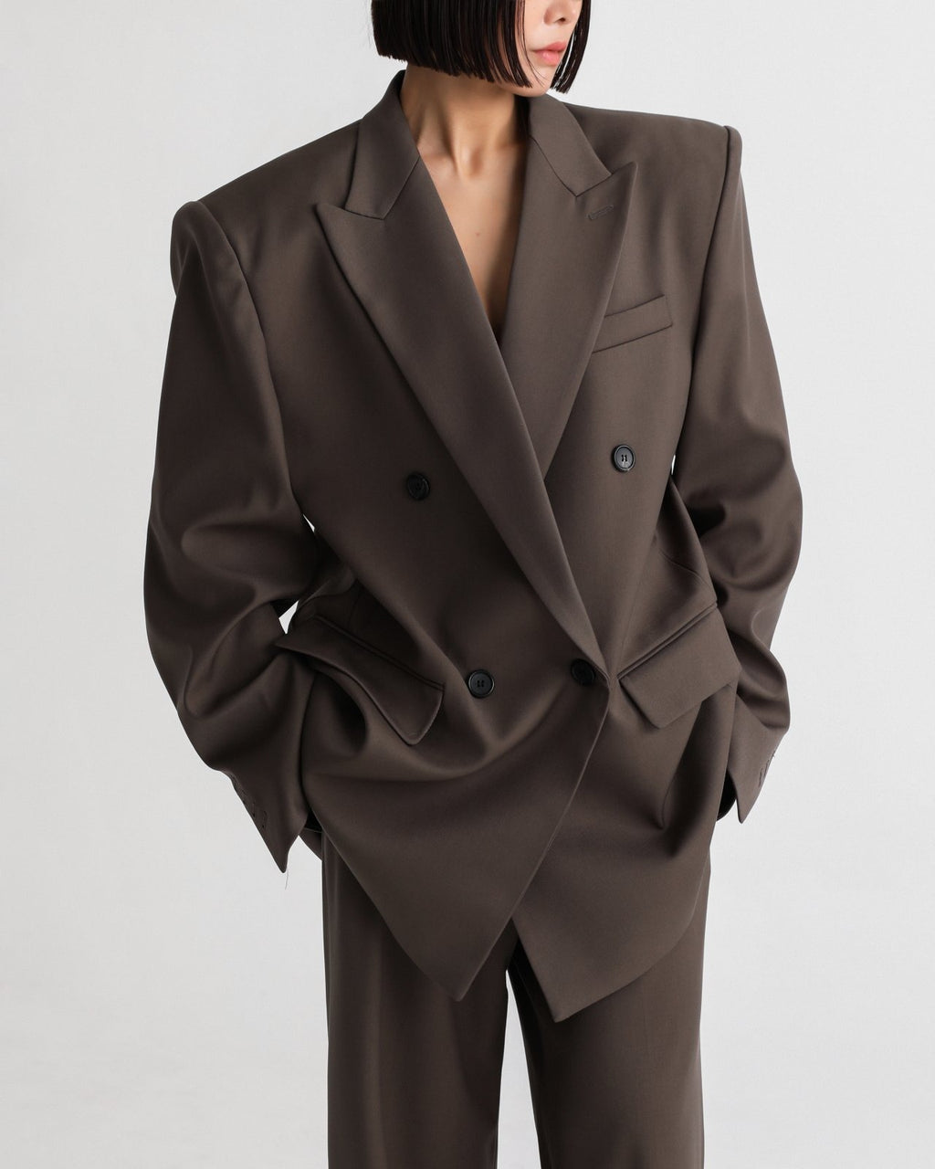DOUBLE-BREASTED BLAZER
